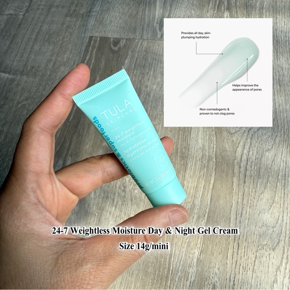 TULA 24-7 Weightless Moisture Gel Cream-size mini-14g New